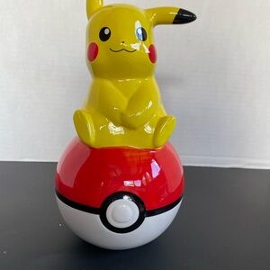 Pokemon Pikachu Coin Bank - Yellow, Red, and Black